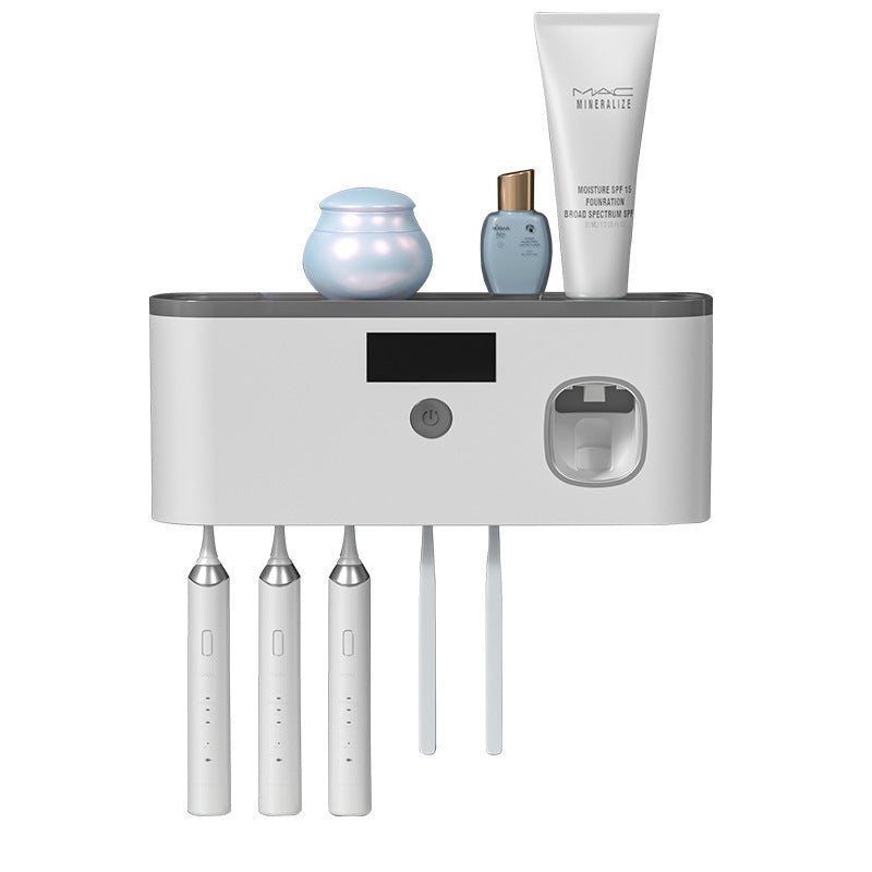 Wall-mounted Toothbrush Storage with UV Wall-mounted Toothbrush Storage with UV